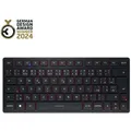 Produktbild: CHERRY KW 9200 Mini schwarz, USB/Bluetooth, CZ/SK
