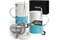 Produktbild: MiaMio Tasse Teetassen Set (2 x 500 ml) mit Siebeinsatz und Deckel