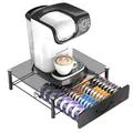 Produktbild: Kapselhalter für Tassimo Kapseln Aufbewahrung, 64 Kaffeekapseln Halter Metall Kapselspender, Praktischer Kaffee Kapseln Halterung, Kapseltänder für Tassimo Maschine