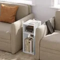 Produktbild: WOLTU 2er Set Nachttisch mit Ladefunktion Beistelltisch 25x60x30cm NTS06ws-2