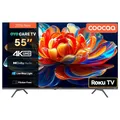 Produktbild: Coocaa 55 Zoll UHD LED TV, Smart Roku TV, HDR10, Dolby Audio, Youtube, Google 🌟