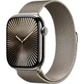 Produktbild: Apple Watch S10 (2024) Titan Cellular 46mm natur (Milanaise Armband natur) M/L