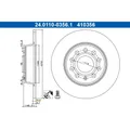 Produktbild: Bremsscheibe ATE 24.0110-0356.1 (2 Stk.) für Seat VW Skoda Audi Cupra Leon A3