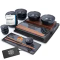 Produktbild: Moritz & Moritz VIDA Sushi Geschirr Set 29-tlg. Anthrazit - Edles Set aus Porzellan für 4 Personen - Perfekt für japanische Küche & Sushi-Abende zu Hause