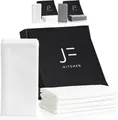 Produktbild: JF.kitchen Stoffserviette 12 Stoffservietten mit Faltanleitung aus extra hochwertiger Baumwolle, (12 St)
