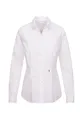 Produktbild: Seidensticker Damen Bluse - Hemdbluse - Kelchkragenbluse - Klassisch - Elegant - Bügelleicht - Slim Fit - Kurzarm - Uni - 100% Baumwolle