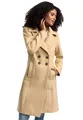 Produktbild: Navahoo Damen Mantel Trenchcoat Winterjacke Wintermantel B661 [B661-Wool-Beige-Gr.3XL]