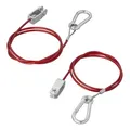 Produktbild: Abreißseil 1M im Blister 1M mit Gabelkopf und Karabinerhaken