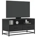 Produktbild: vidaXL TV-Schrank Schwarz 80x34,5x40 cm Holzwerkstoff und Metall