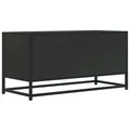 Produktbild: vidaXL TV-Schrank Schwarz 80x34,5x40 cm Holzwerkstoff und Metall