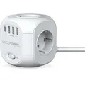 Produktbild: RealPower PowerBox 431 Verlängerungskabel 1,8 m 4 AC-Ausgänge Drinnen Weiß