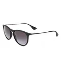 Produktbild: Ray-Ban Sonnenbrille Ray-Ban Erika RB4171 622/8G 54 Rubber Black Light Grey Dark Grey