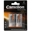 Produktbild: 2 CAMELION BATTERIEN C RECHARGEABLE HR14 NiMH ACCU 1.2V NI-MH 3500mAh 2BL NEW