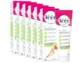 Produktbild: Veet Haarentfernungscreme Silk Fresh trockene Haut Beine 600ml 6 x 100ml