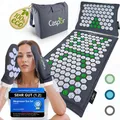Produktbild: Akupressur Eco Set - Akupressurmatte mit Kissen, Tasche und Massagehandschuhe