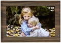 Produktbild: TFA Dostmann FRAMEO App Digitaler WiFi-Bilderrahmen 25.7cm 10.1 Zoll 1280 x 800 Pixel 32GB Holz (dunkel), Schwarz