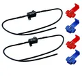 Produktbild: Led Widerstand Lastwiderstand für LED - 2x für 12V 5W W5W T10 C5W H6W bax9s R5W R10W - 10 Watt 39 ohm - 5 Watt bis 10 Watt Canbus Adapter Standlicht Kennzeichenbeleuchtung ohne Fehlermeldung B547-2