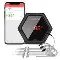 Produktbild: Inkbird IBT-6XS Grillthermometer 6 Sonden Magnetisch BBQ Bluetooth 1000mAh Akku
