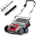 Produktbild: IKRA Akku Vertikutierer Rasenlüfter IB-SR 36 | 36V Bosch System | 36 cm Arbeitsbreite | Arbeitstiefen –12 mm bis +10 | 45l Fangkorb | ohne Akku