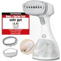 Produktbild: LEBENLANG Dampfglätter Steamer - 1500W & 300ml I Dampf glätter dampfbürste Weiß