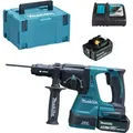 Produktbild: Makita Sds-plus Bohr-meißel - 2 18-v-li-ionen-batterien Mit 5,0 Ah, Im Koffer Mit Griff - Dhr243rtj