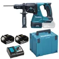 Produktbild: Makita Akku-Kombihammer für SDS-Plus, (18 V, 5,0 Ah im Makpac inklusive 2 Akkus und Ladegerät), DHR243RTJ