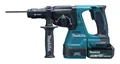 Produktbild: Makita Akku-Kombibohrhammer, 18 V, max. 950 U/min, Kombihammer 18V, DHR243RTJ, 24 mm, SDS-PLUS, 2 x 5 Ah Li-Ion in