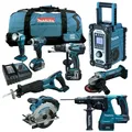Produktbild: Makita DHR243RTJ Kombi-Bohrhammer 18V Akku Werkzeug Set + DMR107 Baustellenradio