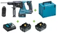 Produktbild: Makita DHR243RTJ Akku-Kombihammer 18V DHR243Z  + 2x Akku 5Ah + Lader + Koffer