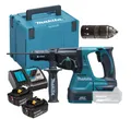 Produktbild: Makita DHR243RTJ Akku-Kombihammer 18 V Hammerbohren Bohren Meißeln mit 2x Akku