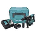 Produktbild: Makita DHR 243 RM1J Akku Bohrhammer 18 V 2,0 J SDS plus + 1x Akku 4,0 Ah + Lader