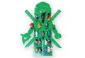 Produktbild: moin minis Wandregal moin minis Ninja Grün Kinderzimmer Regal für 18 Minifiguren