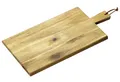 Produktbild: Schneidbrett Akazienholz 45x22cm Braun rechteckig mit Griff
