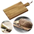 Produktbild: Holz Tranchierbrett Servierbrett Akazie 29-45cm lang Griff Vesper Küchenbrett