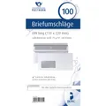 Produktbild: Posthorn Briefumschlag DIN lang 220 x 110 mm (B x H) mit Fenster 75g/m² mit Selbstklebung Papier weiss 100... (02220617)
