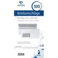 Produktbild: POSTHORN Briefumschlag 02220617 DIN lang mit Fenster selbstklebend 75g weiß 100 Stück