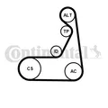 Produktbild: CONTINENTAL CTAM 6PK1173K2 Keilrippenriemensatz für BMW