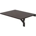Produktbild: Costway Wandmontierter Klapptisch Klappbarer Wandtisch Braun 80 x 60 cm