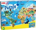Produktbild: 100 Teile Haba Kinder Puzzle Weltkarte 2013400001