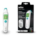 Produktbild: Das Braun Templeswipe BST200WE Temporalthermometer bietet dank der TempleSwipe-T