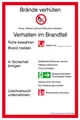 Produktbild: Aushang Brandschutzordnung Teil A Kunststoff (B x H) 200mm x 300mm 1St.