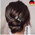 Produktbild: Prosy Braut Hochzeit Haarnadeln Gold Braut Kristall Haarspangen Strass