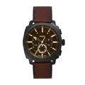 Produktbild: Fossil Machine Uhr für Herren, Chronographenwerk mit Edelstahl- oder Lederarmband