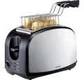Produktbild: Trisa Toaster Trisa Crispy Snack Toaster Edelstahl, Schwarz, 600.00 W