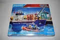 Produktbild: Playmobil City Action 70769 Container-Schiff mit Zollboot NEU! passt zu Hafen