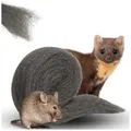 Produktbild: Stahlwolle Gegen Mäuse, Ratten & Marder 100g Stück (Grad 0+00 Fein) – Nagerstop Mäuseabwehr ohne Gift – dichtet Löcher, Wandrisse, Rohre & Lüftungsschlitze ab – für Haus, Garage & Garten WOOLTEC