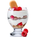 Produktbild: KONZEPT Eisschalen 280 ml, 6er Set Dessertgläser Glas, Eisbecher ideal für Sorbet, Dessert, Tiramisu, Pudding, Eis, Panna Cotta