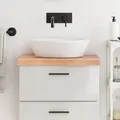 Produktbild: Waschtischplatte Hellbraun 60x30x(2-6) Cm Massivholz Behandelt Vidaxl