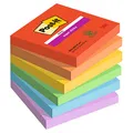 Produktbild: Post-it Super Sticky Playful Haftnotizen extrastark farbsortiert, 6 Blöcke