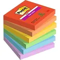 Produktbild: Post-it Super Haftnotizen Playful Farbe Sammlung 76 mm x 76 mm 90 Blatt 6 Stück